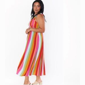 NWT $174 Show Me Your MuMu Fling Midi XS/S